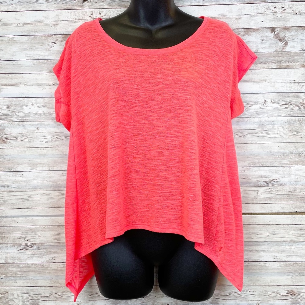 American Eagle Coral Lightweight Flowy Tee